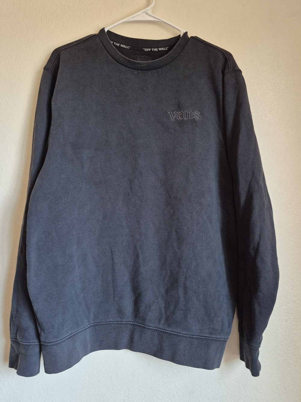 Vans Men's Dark Gray Crewneck Sweatshirt